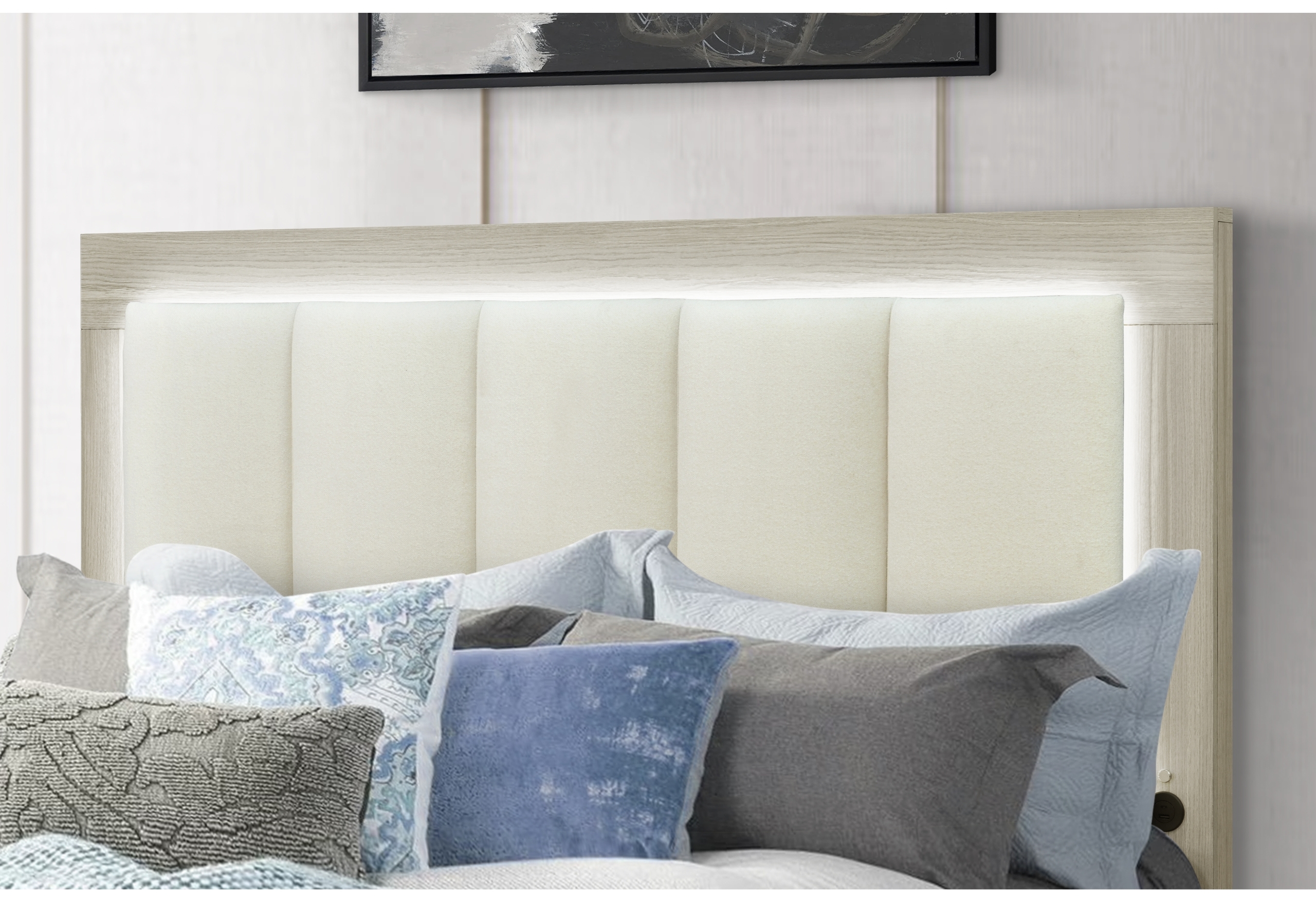 FULL BED WITH LED AND USB