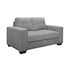 Global Furniture U801 Loveseat Dark Grey Fabric