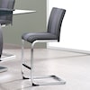 Global Furniture 915 Barstool Grey with Grey Stripe Set of 3