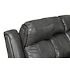 Global Furniture U3120 Grey Power Reclining Loveseat