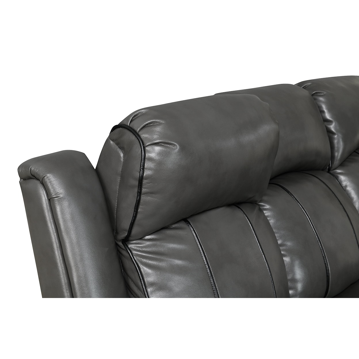 Global Furniture U3120 Grey Power Reclining Sofa