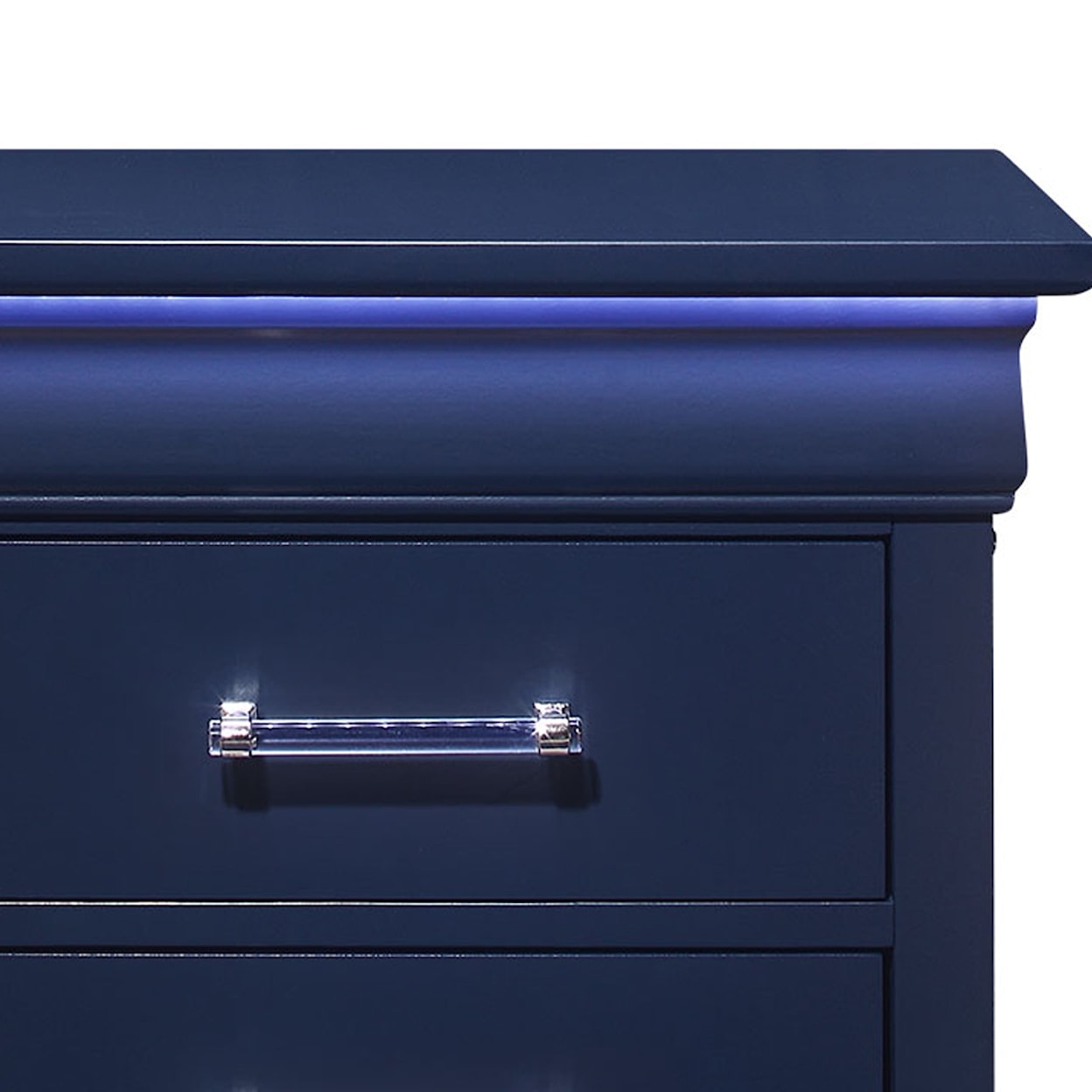 Global Furniture Charlie Blue Nightstand