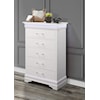 Global Furniture Light Up Louie LIGHT UP LOUIE WHITE CHEST |