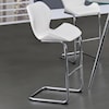 Global Furniture 1446 White Barstool Set of 4