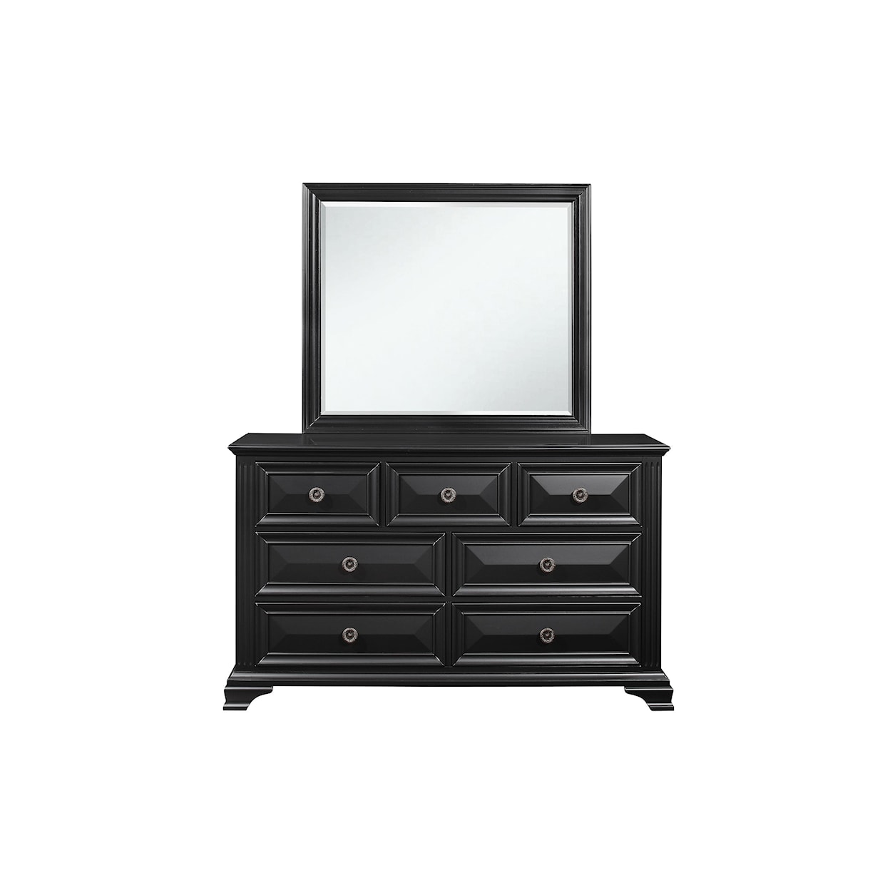 Global Furniture Carter KG BD, DRESSER , MIRROR, NGHTSTD