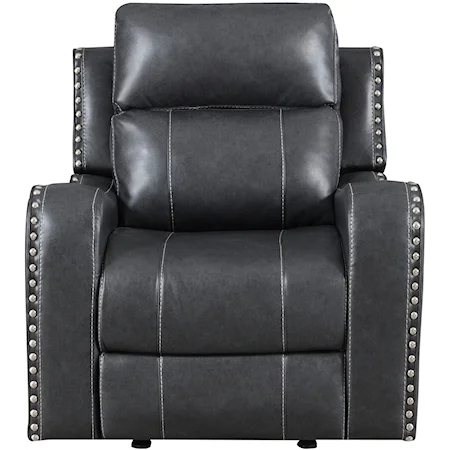 Glider Recliner Dark Grey