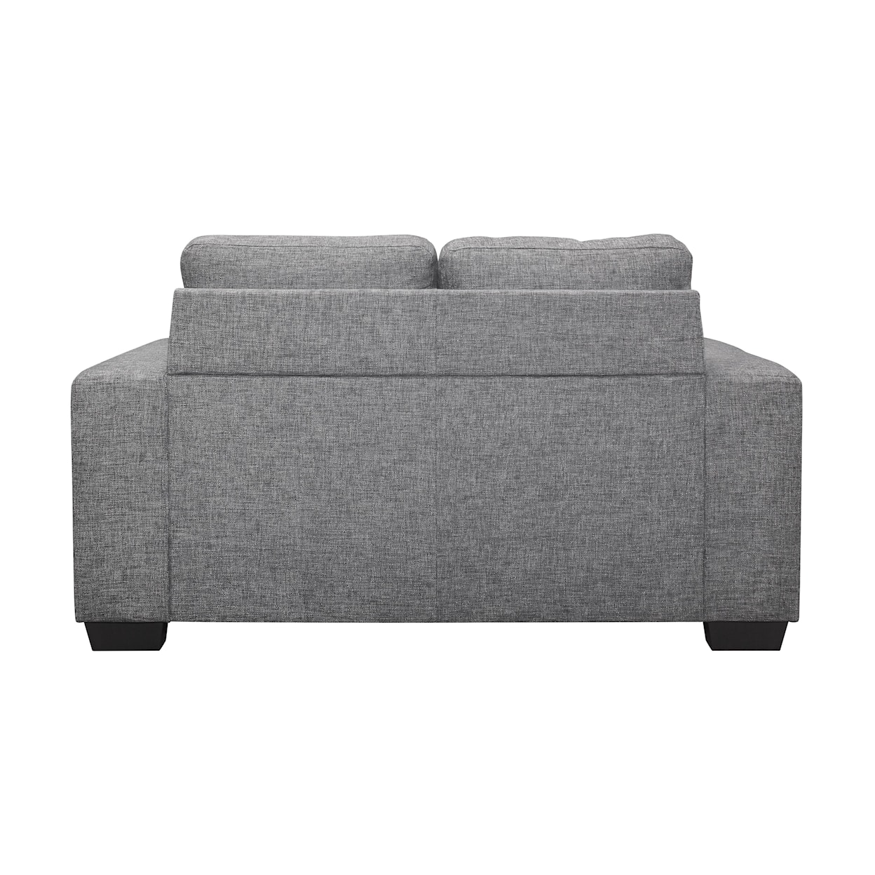 Global Furniture U801 Loveseat Dark Grey Fabric