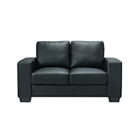 Loveseat Black Pvc