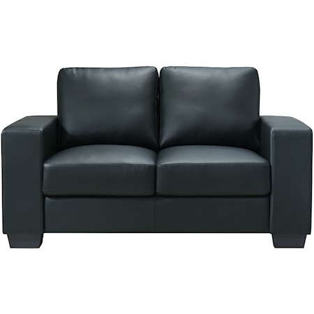 Loveseat Black Pvc