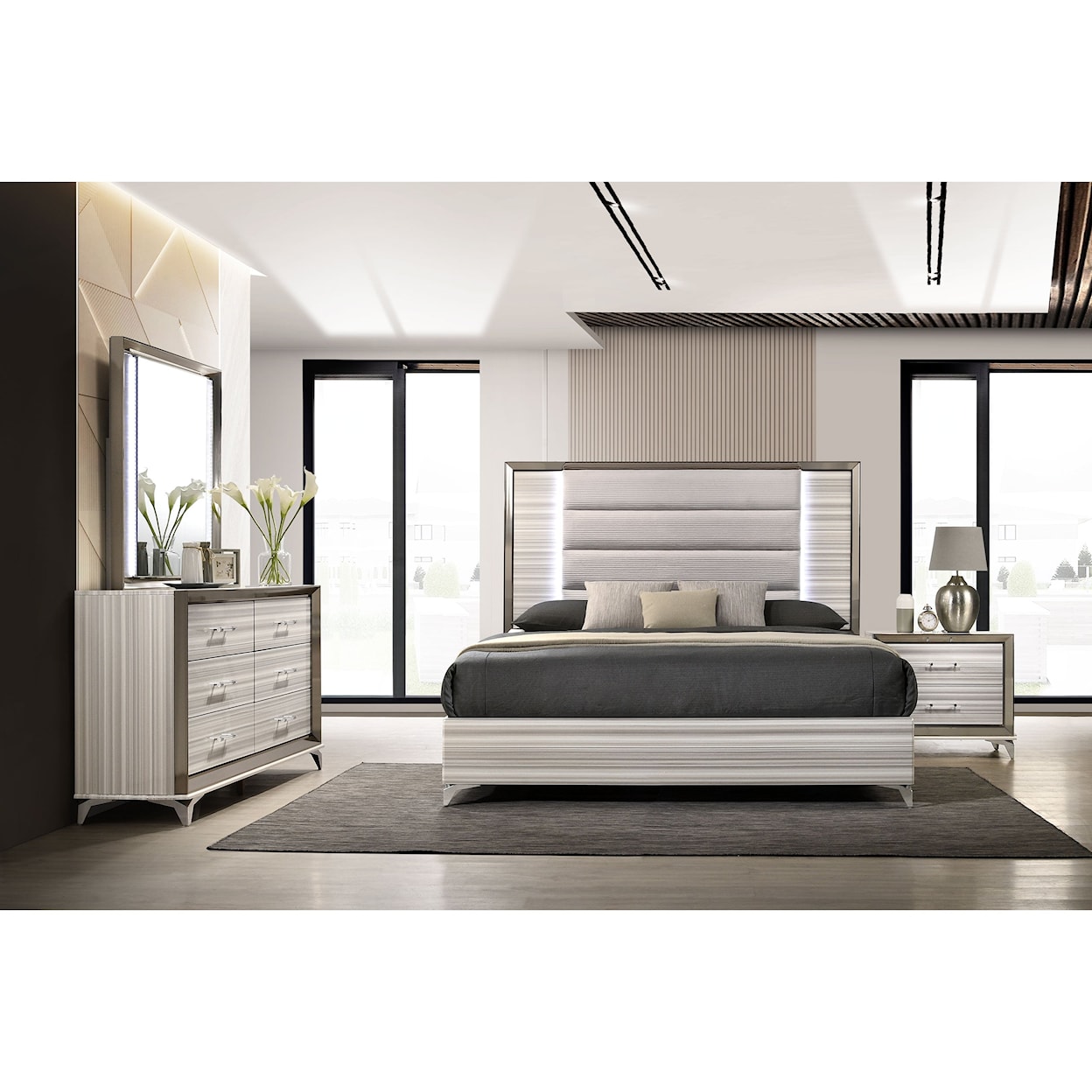 Global Furniture Zambrano Queen Bedroom Set