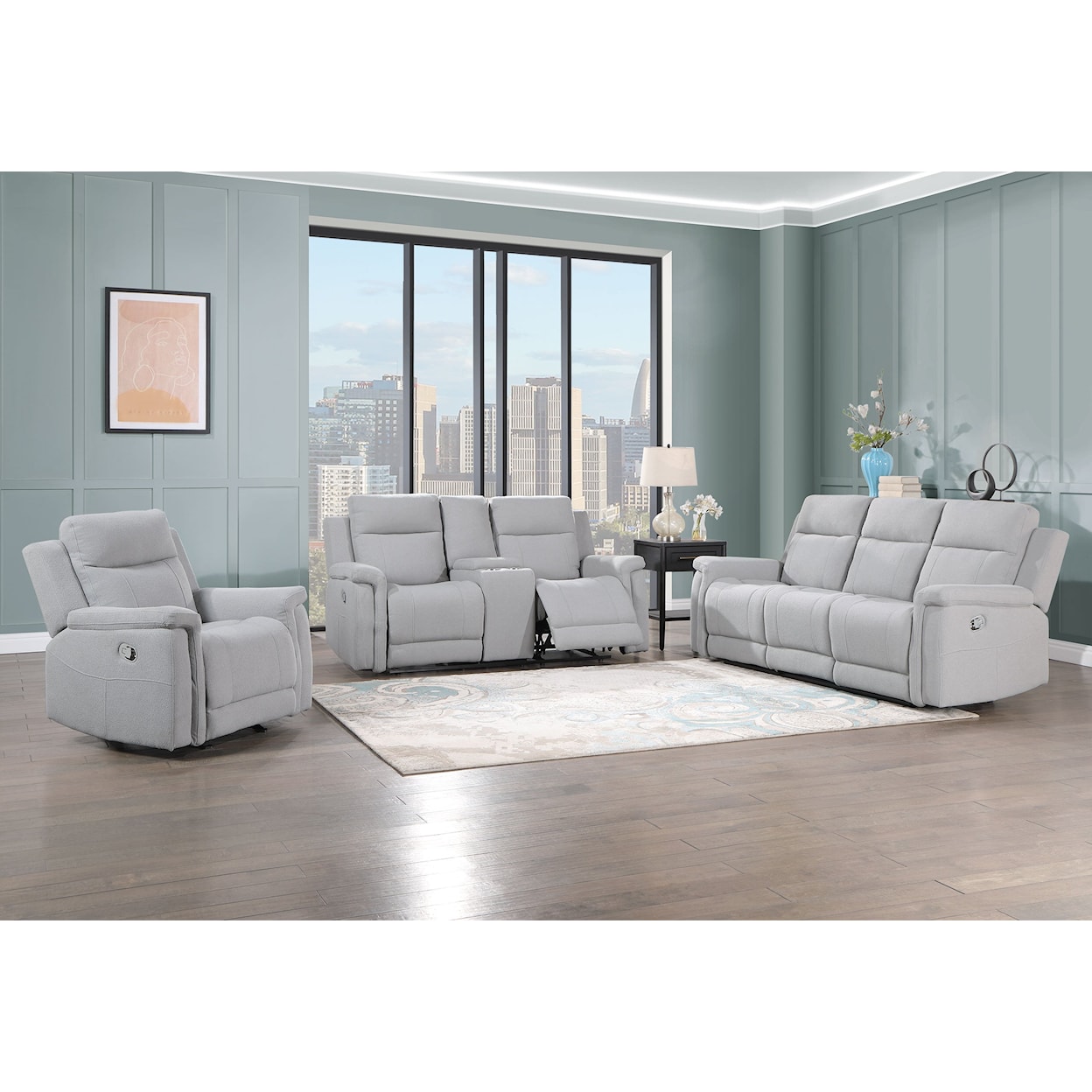 Global Furniture U1797 Reclining Sofa