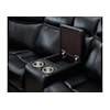 Global Furniture UM02 Black Sectional Sofa