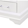 Global Furniture Light Up Louie LIGHT UP LOUIE WHITE DRESSER |