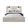 Global Furniture LINWOOD White Queen Bed