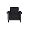 Global Furniture U9192 Black Velvet Chair