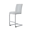 Global Furniture 915 Barstool White with White Stripe Set of 3