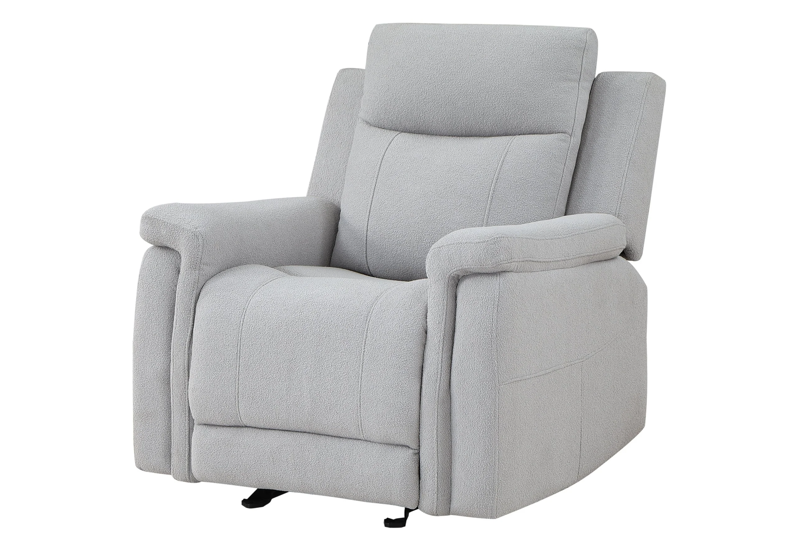 Global Furniture U1797 U1797-GREY-GR Transitional Glider Recliner ...