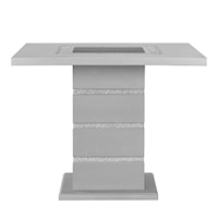 Contemporary Bar Height Table with Gem Accents