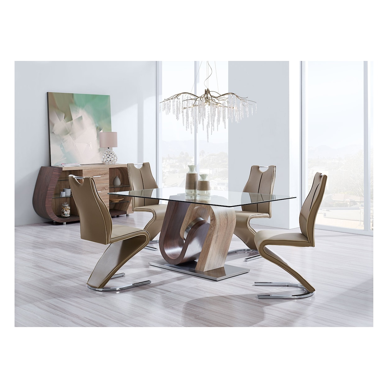Global Furniture D4126NDT Dining Table