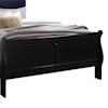 Global Furniture Charlie Black Queen Bed