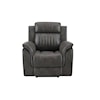 Global Furniture U8517 Grey Reclining Sofa