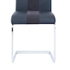 Global Furniture 915 Dining Chair Black with Black Stripe