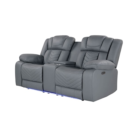 Power Reclining Loveseat  And Usb