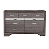 Global Furniture Seville Dresser with Jewelry Drawers