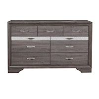 Transitional Dresser with Jewelry Drawers