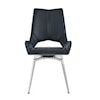 Global Furniture 4878 Swivel Black Dining Chair