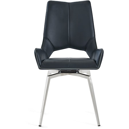 Swivel Black Dining Chair