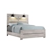 Global Furniture LINWOOD Queen Bed with Lamps