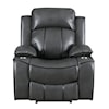 Global Furniture U3120 Grey Power Recliner