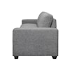 Global Furniture U801 Sofa Dark Grey Fabric