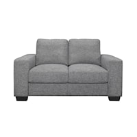 Loveseat Dark Grey Fabric