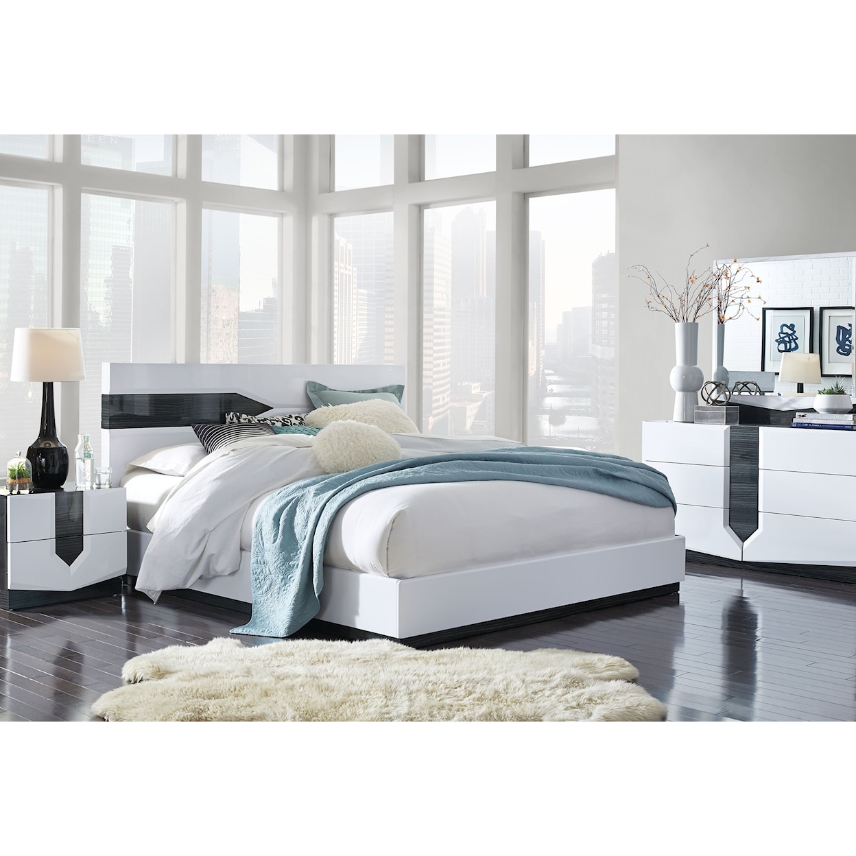 Global Furniture Hudson King Bed