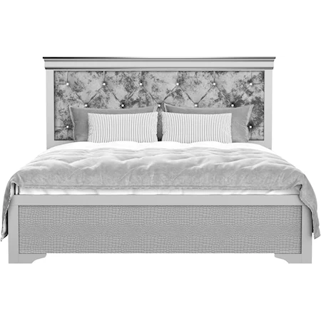 Silver Queen Bed