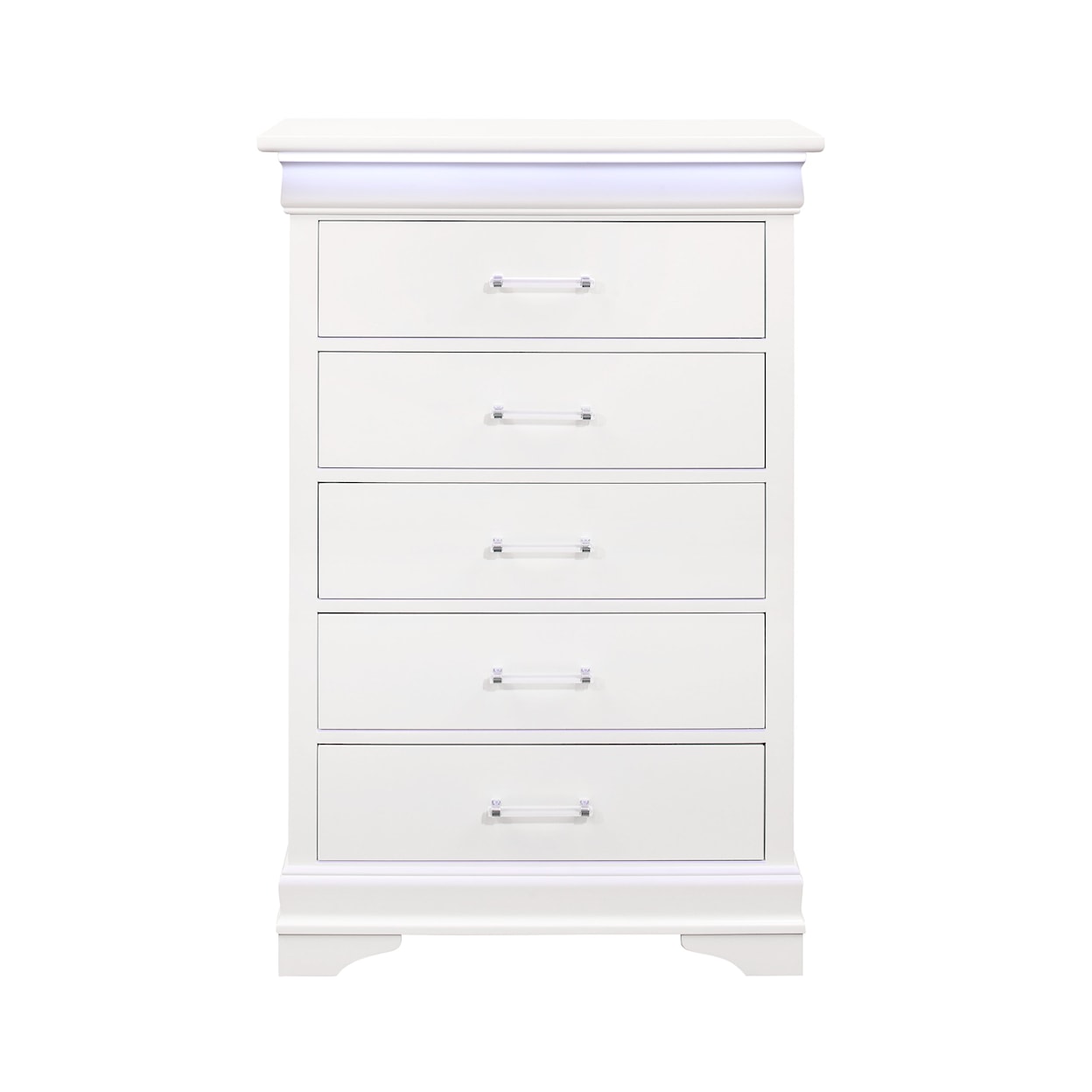 Global Furniture Light Up Louie LIGHT UP LOUIE WHITE CHEST |