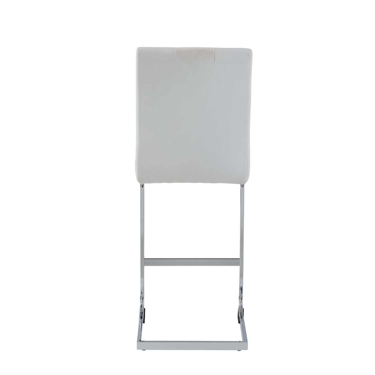 Global Furniture 915 Barstool White with White Stripe Set of 4