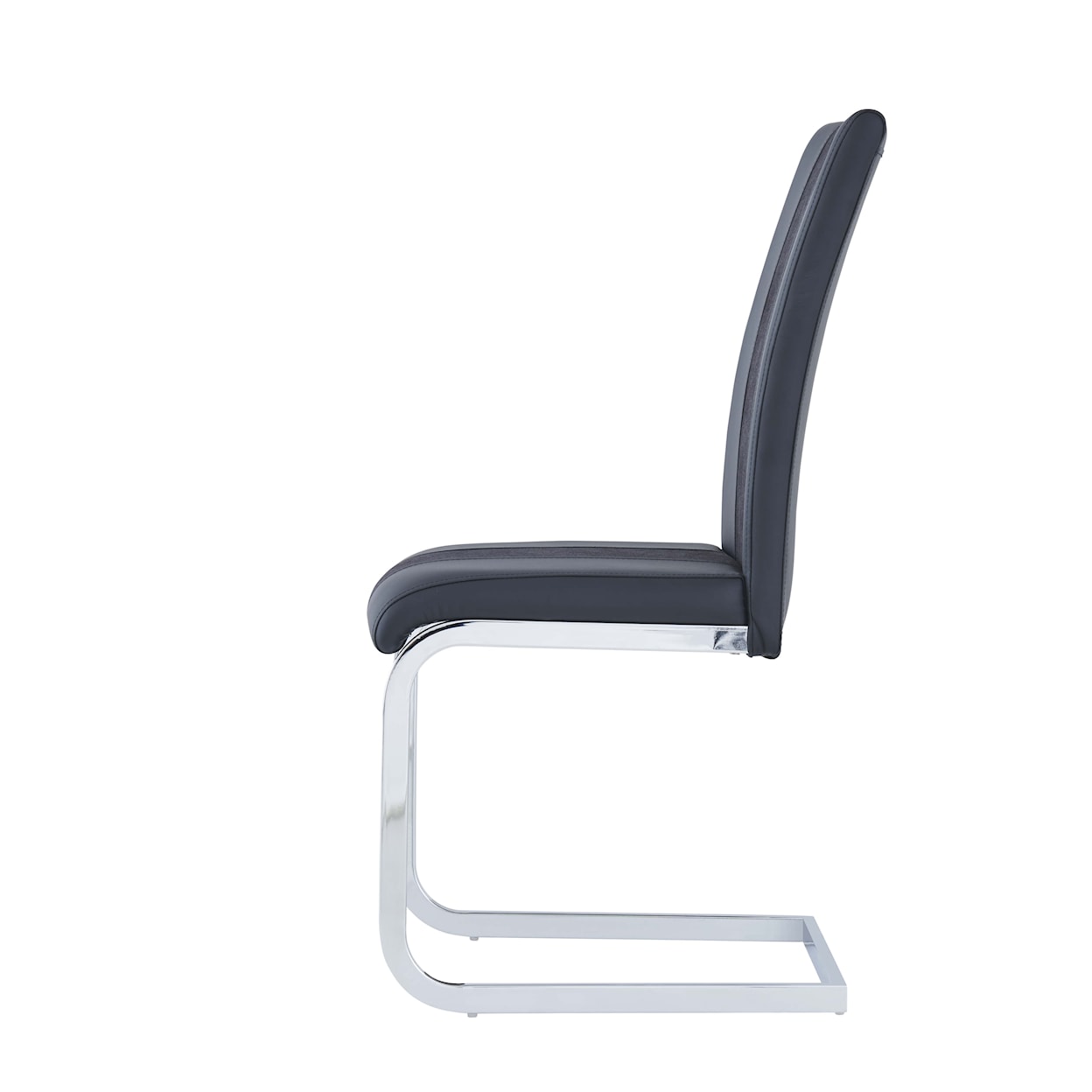 Global Furniture 915 Dining Chair Black with Black Stripe