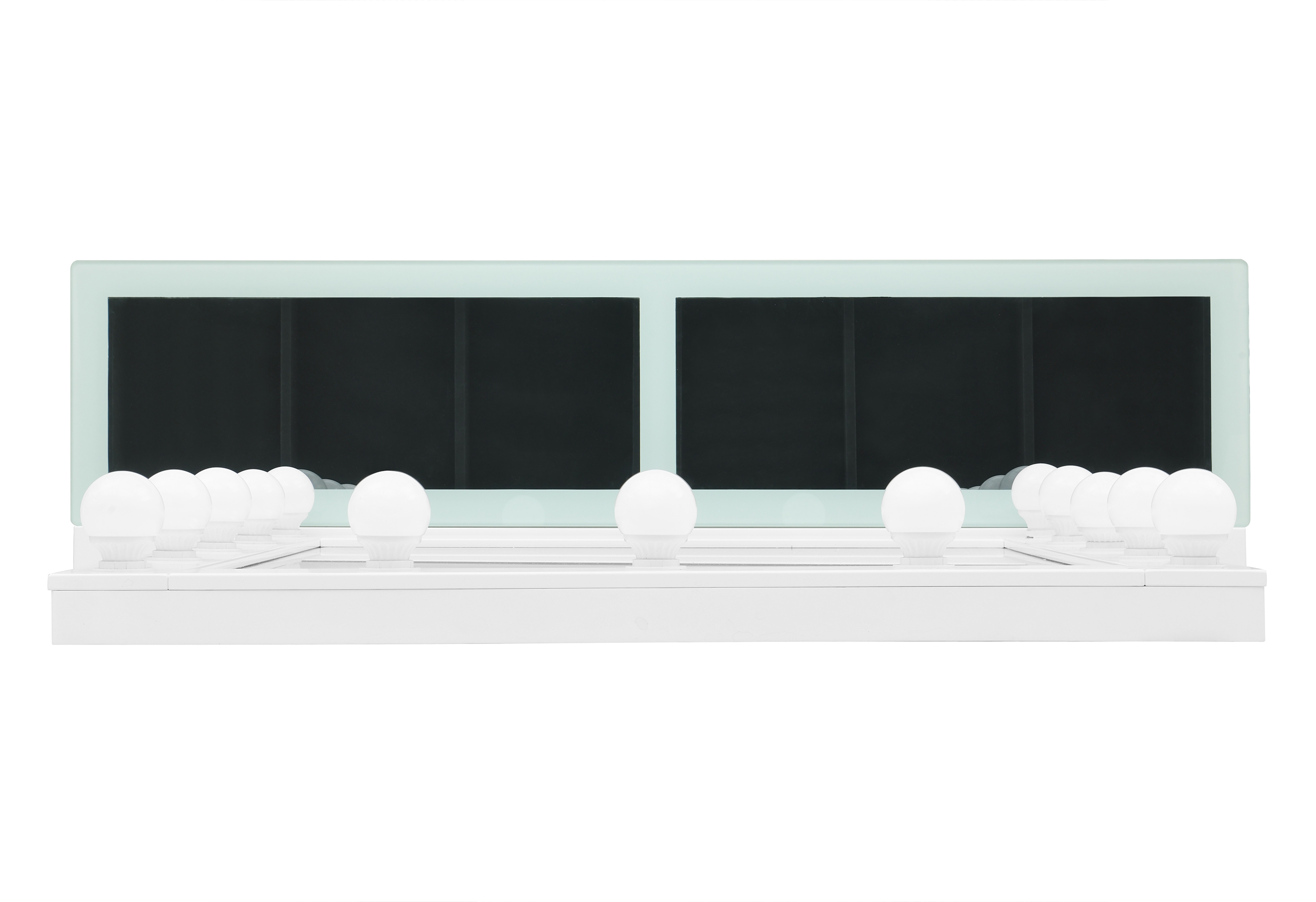 Global Furniture Ella White VANITY WITH SPEAKER