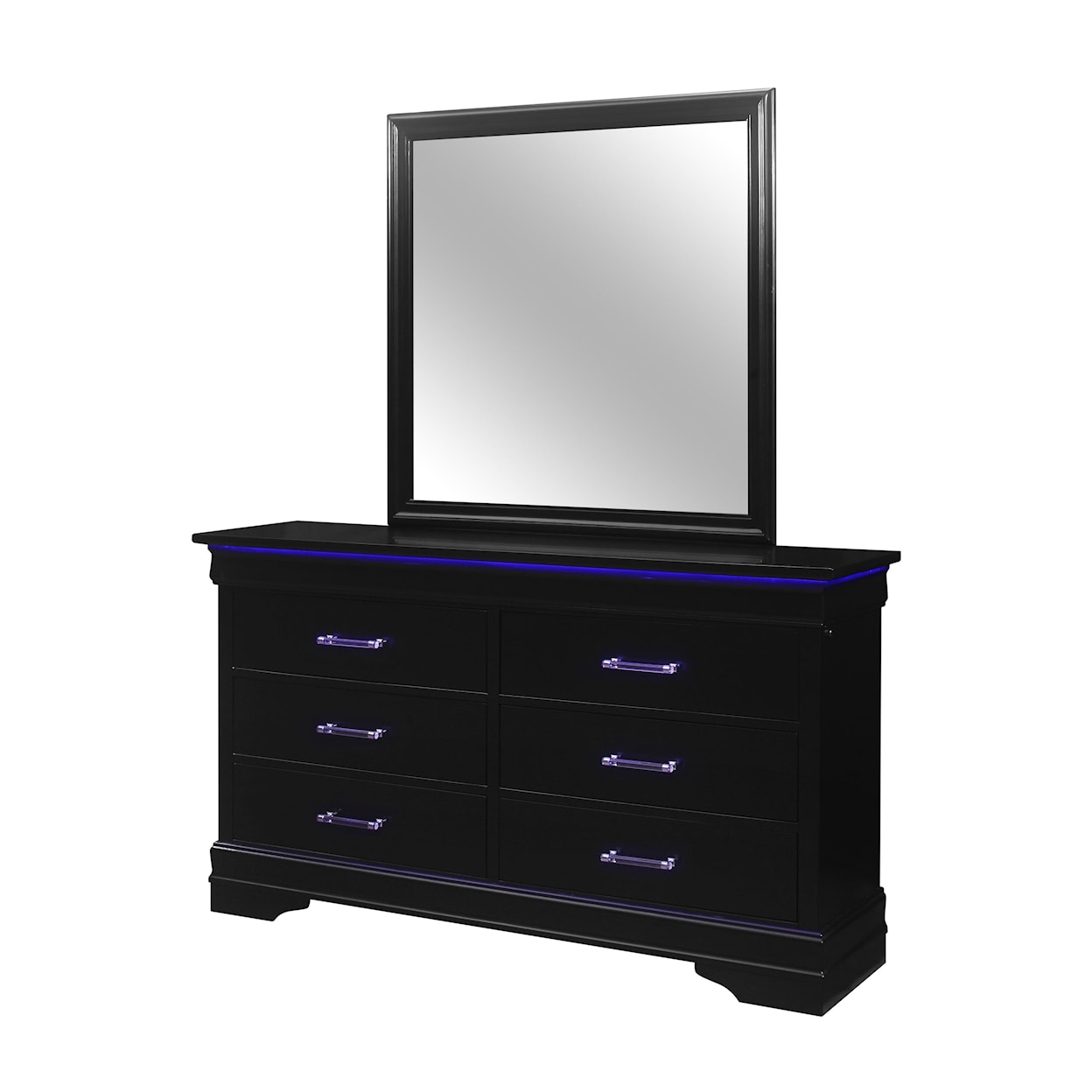 Global Furniture Charlie Black dresser