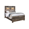Global Furniture LINWOOD Full Bed with Lamps