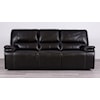 Global Furniture U8078N Blanche Power Reclining Sofa Black