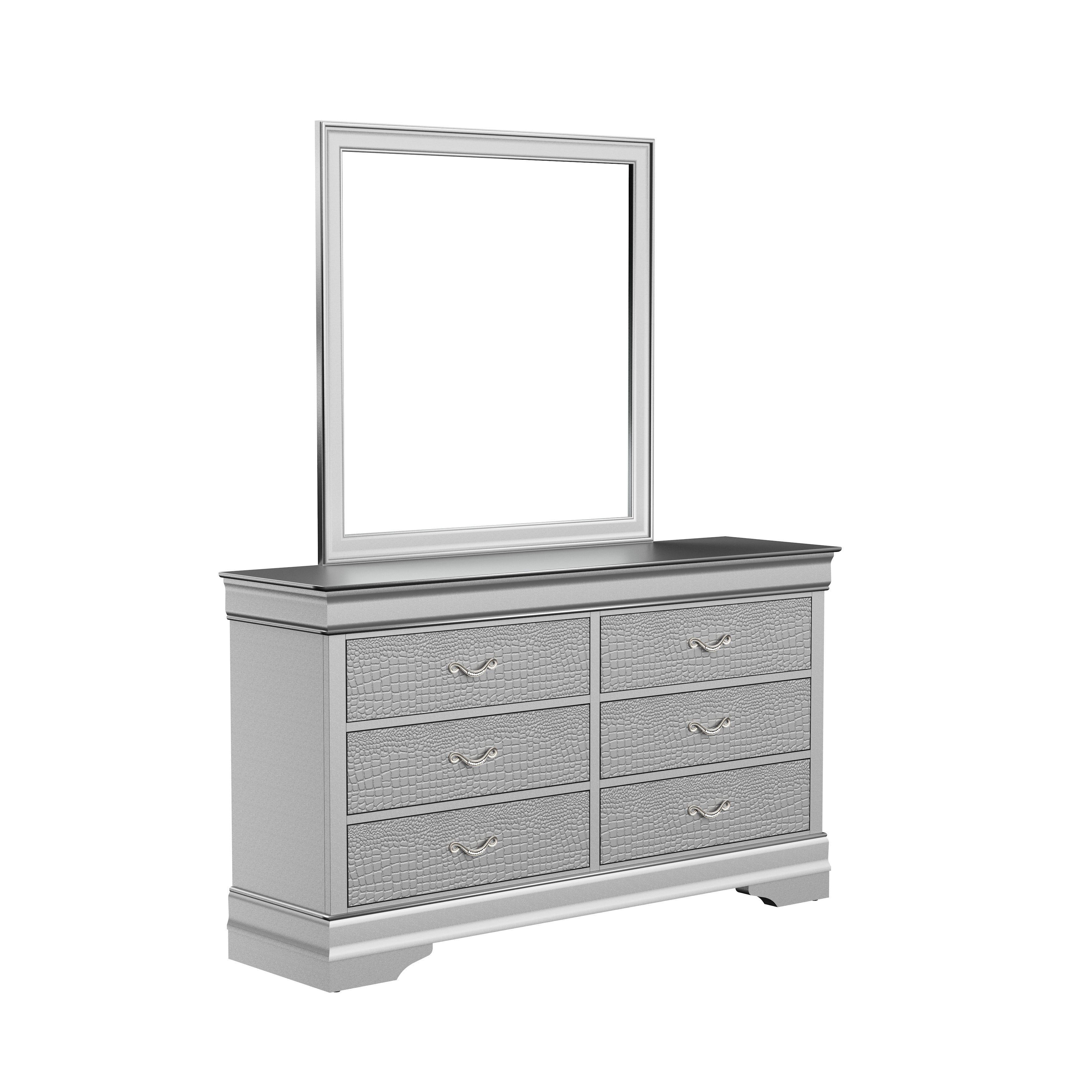 Global Furniture Verona VERONASILVERDR Glam Dresser Value City