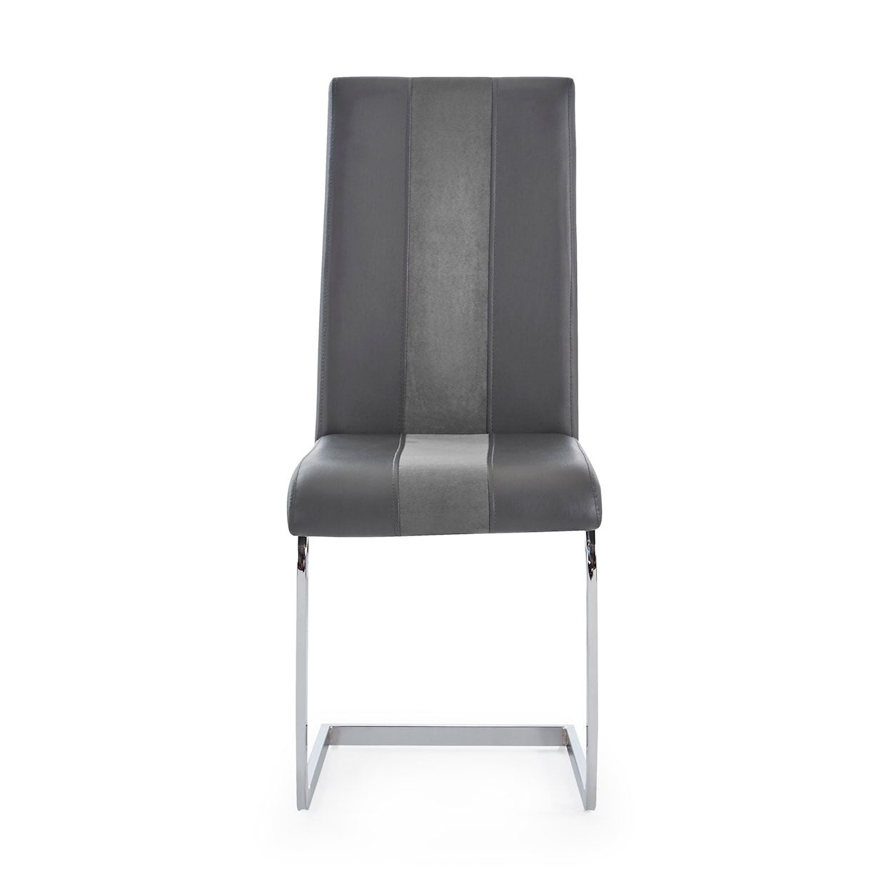 Global Furniture 915 Dining Chair Grey with  Stripe Set of 3
