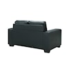 Global Furniture U801 Loveseat Black Pvc