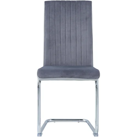 Grey/Light Grey Dining Chair Set of 3