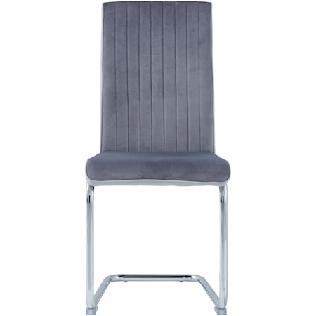 Grey/Light Grey Dining Chair Set of 4