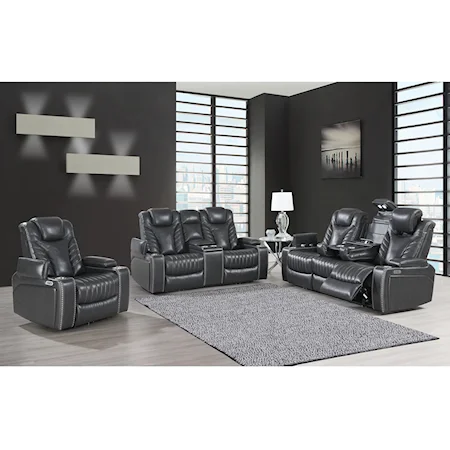 Reclining Sofa, Loveseat, and Recliner Set